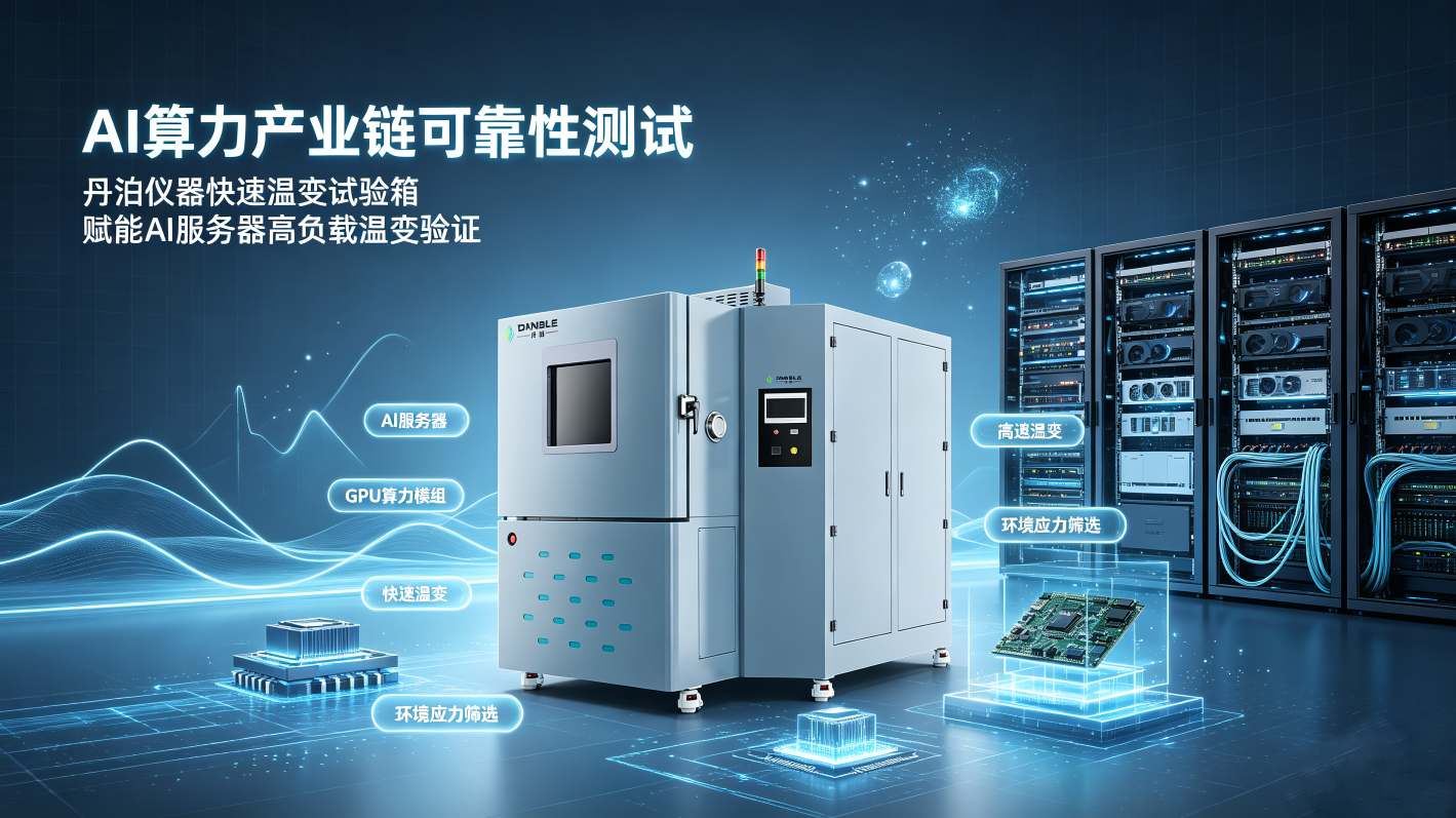 丹泊仪器快速温变试验箱赋能 AI 服务器可靠性验证