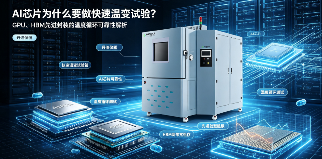 AI芯片为什么要做快速温变试验？GPU、HBM先进封装的温度循环可靠性解析