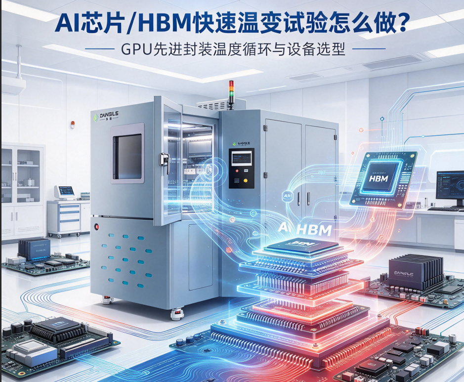 AI芯片/HBM快速温变试验怎么做？GPU先进封装温度循环与设备选型